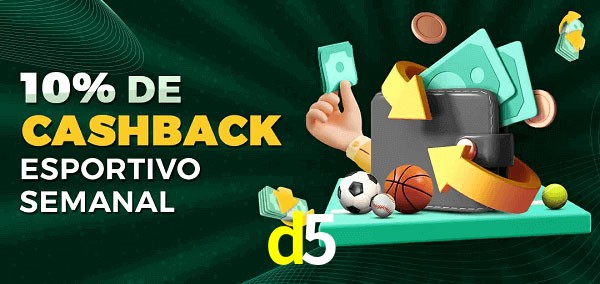 10% de bônus de cashback na d5